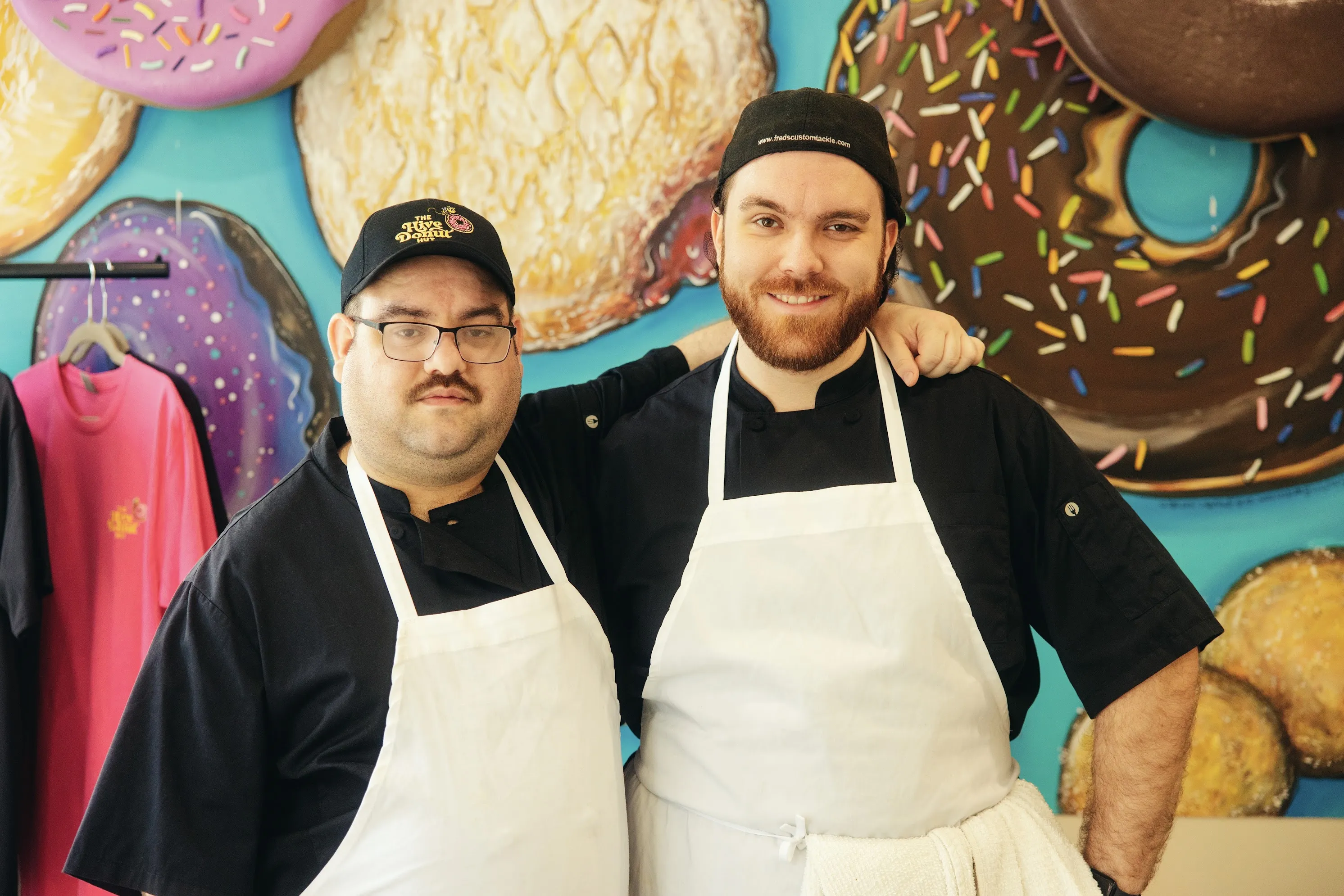 The mother-and-son duo behind The Hive Donut Hut.